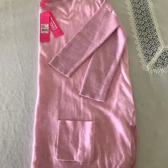 NWT’s Pink Cool knit Lily Pulitzer long sleeve top Cobo Sweater size XS - Picture 5 of 8